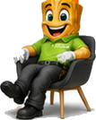 Mascotte PGE assise